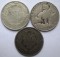 Бельгия, 50 центов, 3 шт, разные