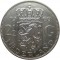 Нидерланды, 2 1/2  Гульдена, 1960, серебро 15 гр.