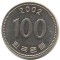 Южная Корея, 100 вон, 2002