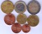 Греция, полный набор евро монет, 8 шт