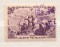 Тува, марки, 1936, 70 коп. - Соревнования по стрельбе из лука (фиолетовая) (102)